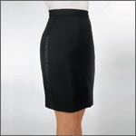 Women's Tuxedo Skirt - Mini Length